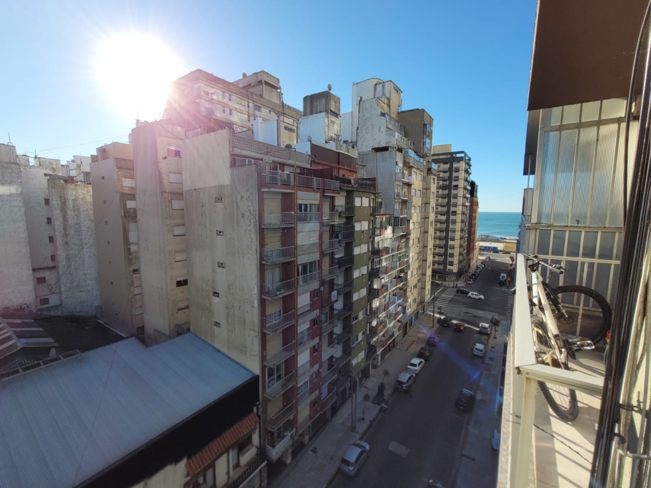 Monoambiente al frente amoblado
