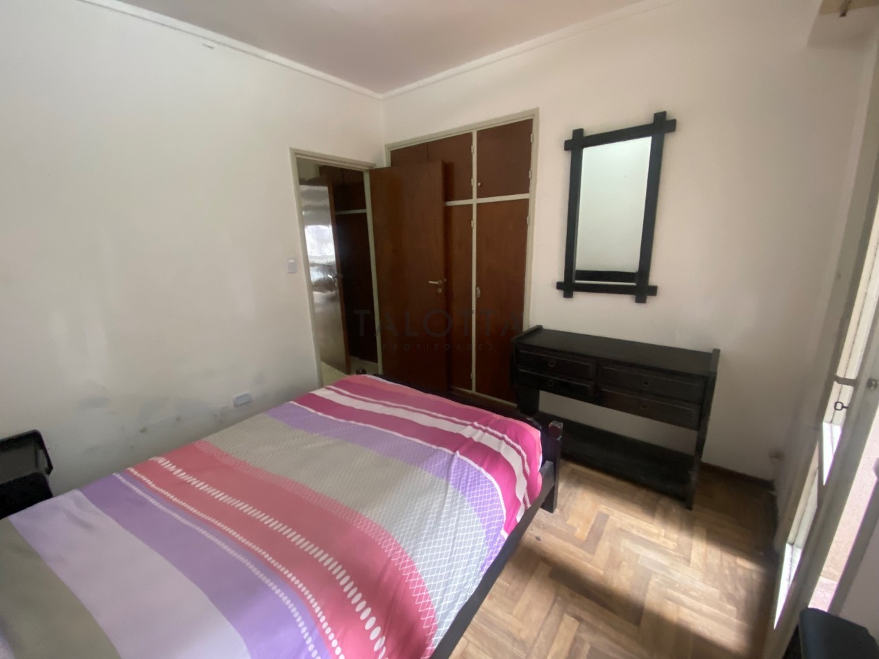 Departamento 2 ambientes al frente con balcon y patio - Aldrey 