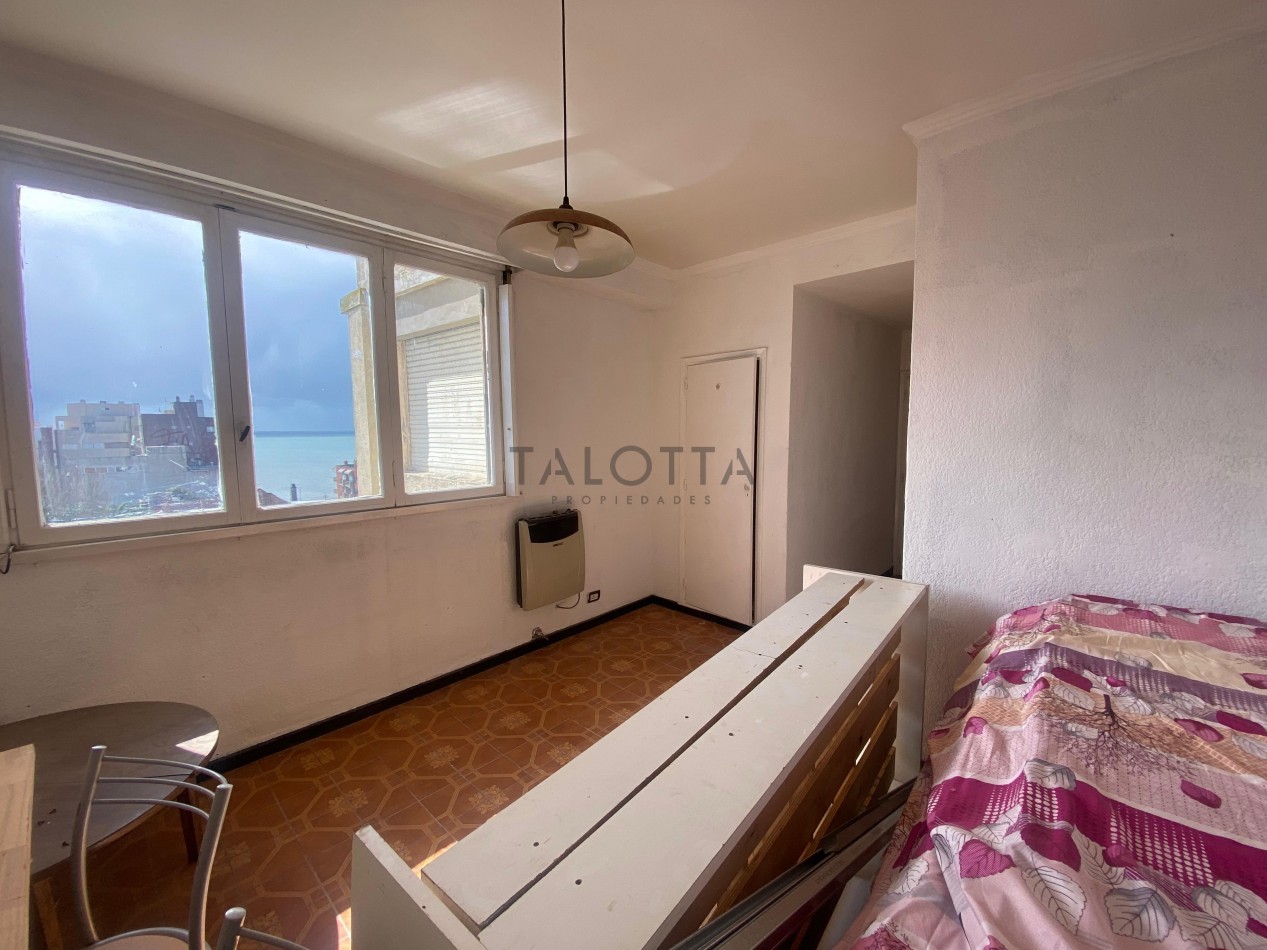 Departamento 2 ambientes con dependencia vista al mar 