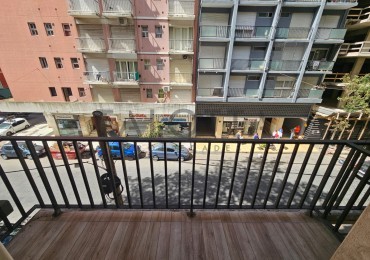 Departamento 2 ambientes al frente con balcon 