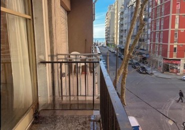 Departamento 2 ambientes al frente con balcon 